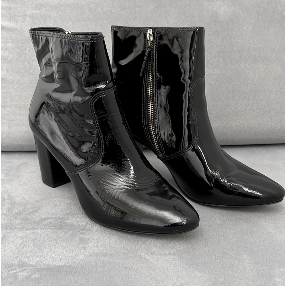 J crew patent leather boots
